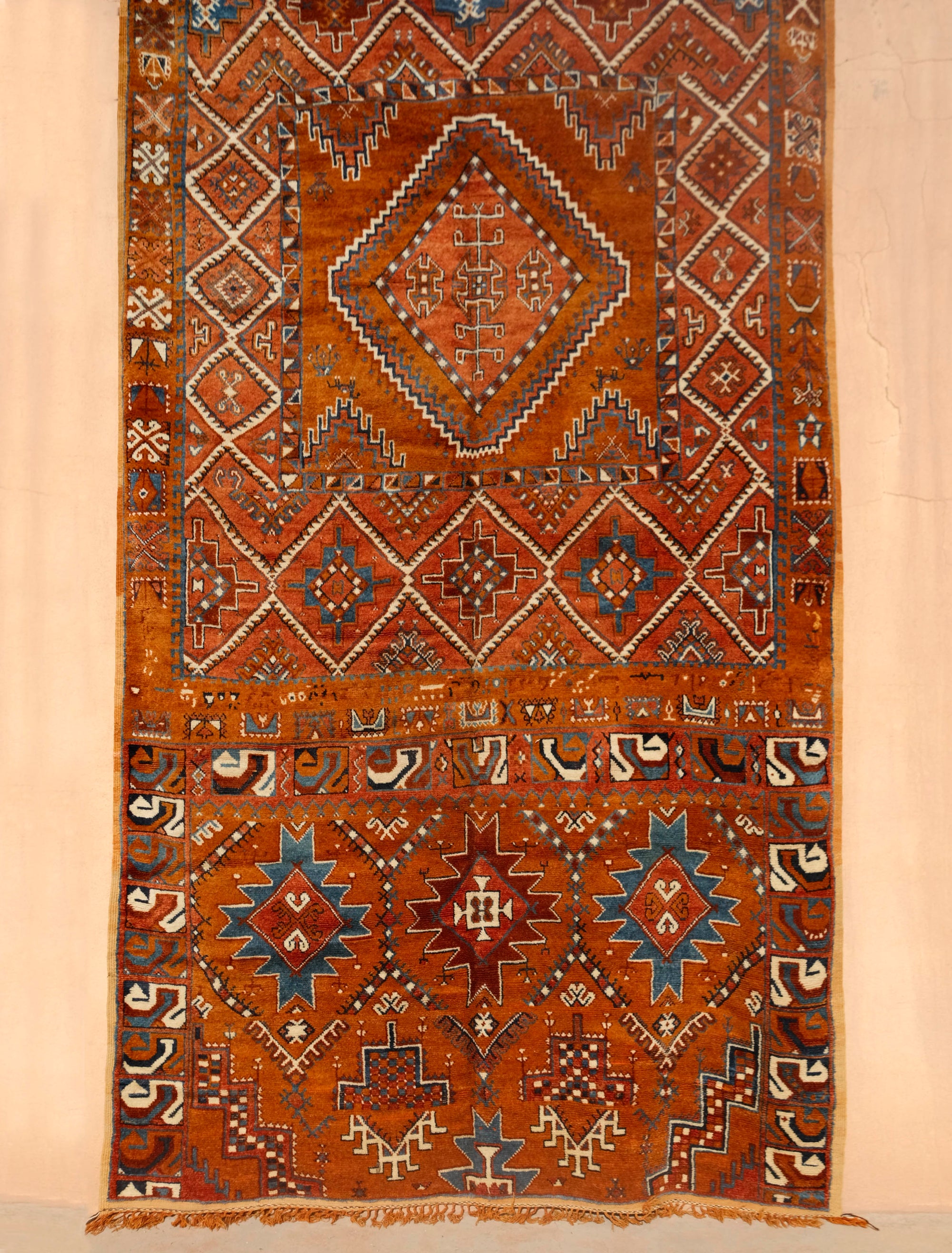 Explore our "One of a Kind" Moroccan Berber Rugs—Glawi, Tazahnat, Beni Guild. Crafted by skilled artisans, each piece is a unique masterpiece, blending tradition with individuality.